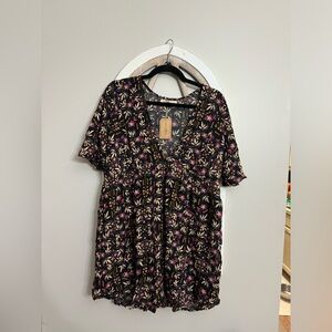 NWT natural life tunic top